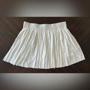 SHEIN White Pleated Preppy Tennis and Golf Skort | Size XL